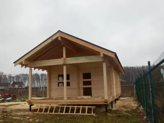 Строительство дома из бруса 6х9 в Домодедовском районе д. Степыгино, фото 14 из 14