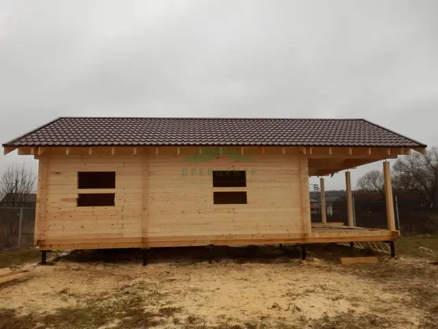 Строительство дома из бруса 6х9 в Домодедовском районе д. Степыгино, фото 11 из 14