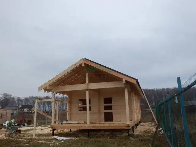 Строительство дома из бруса 6х9 в Домодедовском районе д. Степыгино, фото 10 из 14