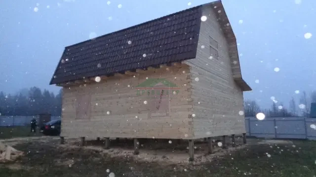 Строительство дома из бруса 6х9 в Ярославской области с. Глебовское, фото 20 из 20
