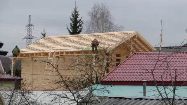 Строительство дома из бруса в Наро Фоминском районе д. Жедочи, фото 20 из 27