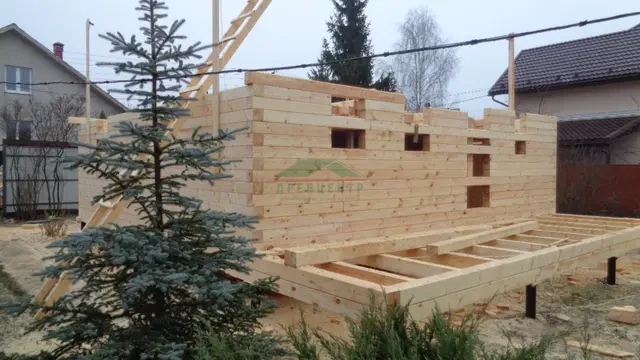 Строительство дома из бруса в Наро Фоминском районе д. Жедочи, фото 9 из 27