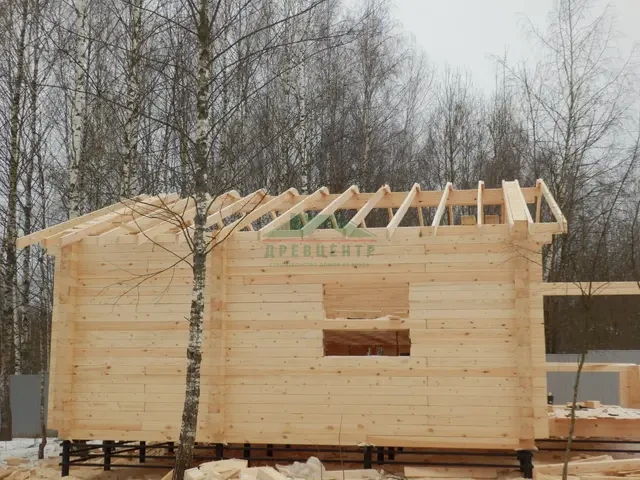 Строительство дома из бруса в Наро Фоминском районе д. Любаново, фото 14 из 24