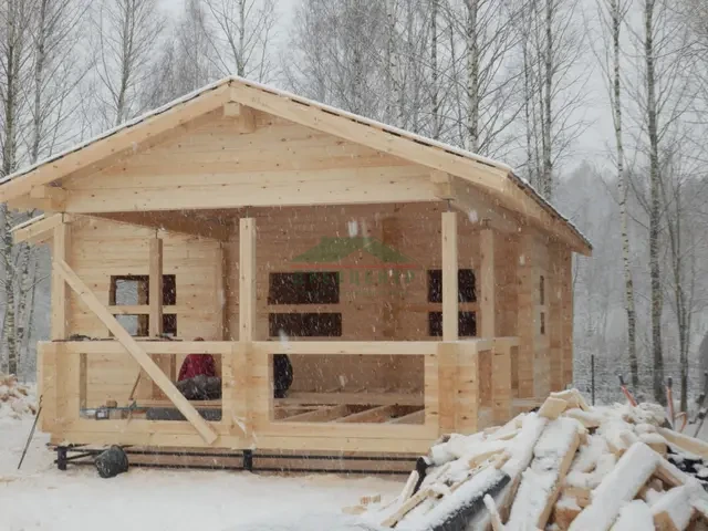 Строительство дома из бруса в Наро Фоминском районе д. Любаново, фото 20 из 24