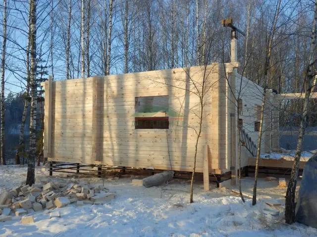 Строительство дома из бруса в Наро Фоминском районе д. Любаново, фото 9 из 24