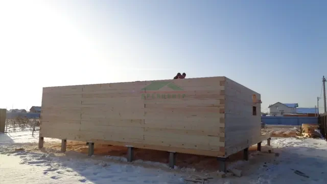 Строительство дома из бруса по проекту ДБ38 во Владимирской области д. Аленино, фото 9 из 25