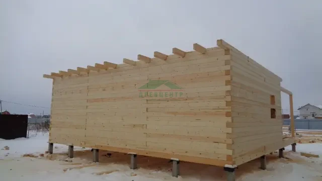 Строительство дома из бруса по проекту ДБ38 во Владимирской области д. Аленино, фото 10 из 25