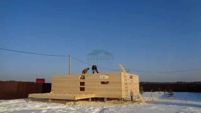 Строительство дома из бруса по проекту ДБ38 во Владимирской области д. Аленино, фото 7 из 25