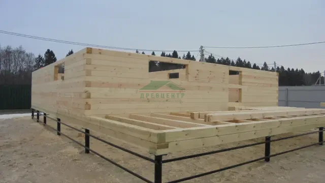 Строительство дома из бруса по проекту ДБ88 в Клинском районе д. Ельцово, фото 8 из 26