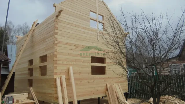 Строительство дома из бруса по проекту ДБ124 в Павлово Посадском районе д. Васютино, фото 7 из 12