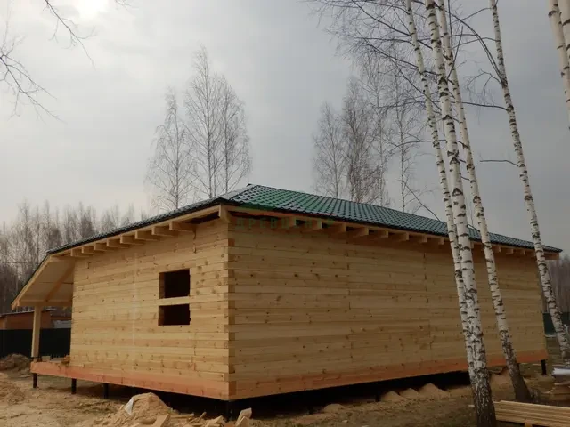 Строительство  дома из бруса по проекту ДБ160 в Тульской области д. Тетерево, фото 24 из 24