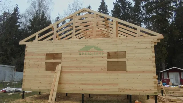 Строительство дома из бруса в Можайском районе д. Поченичено, фото 18 из 25