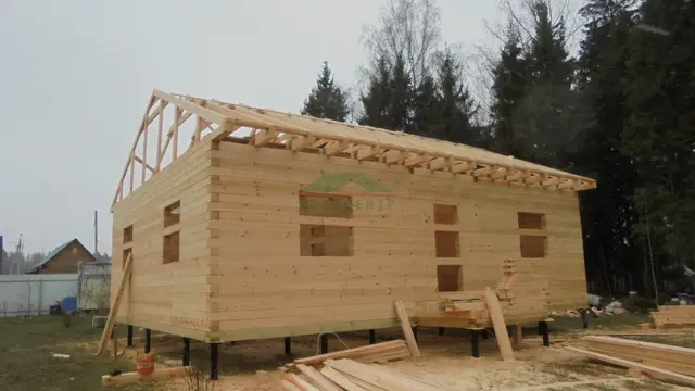 Строительство дома из бруса в Можайском районе д. Поченичено, фото 17 из 25