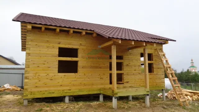 Строительство дома из бруса  по проекту ДБ159 в Можайском районе д. Тропарево, фото 13 из 15