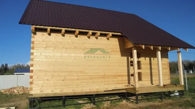Строительство дома из бруса по проекту ДБ32 в Клинском районе д. Пустые Меленки, фото 21 из 23