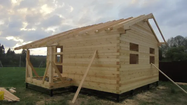 Строительство бани из бруса по проекту Б1 в Клинском районе д. Пустые Меленки, фото 11 из 17
