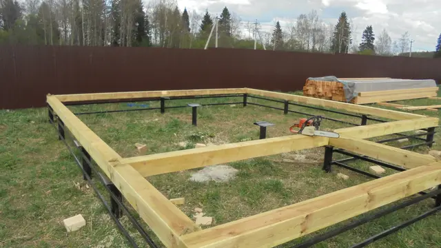 Строительство бани из бруса по проекту Б1 в Клинском районе д. Пустые Меленки, фото 3 из 17