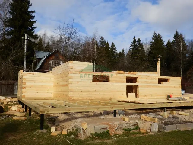 Строительство дома из бруса в Наро Фоминском районе д. Свитино, фото 8 из 24
