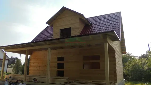Строительство дома из бруса по проекту ДБ108 в Дмитровском районе д. Тимошкино, фото 20 из 20