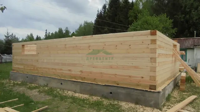 Строительство дома из бруса по проекту ДБ108 в Дмитровском районе д. Тимошкино, фото 7 из 20
