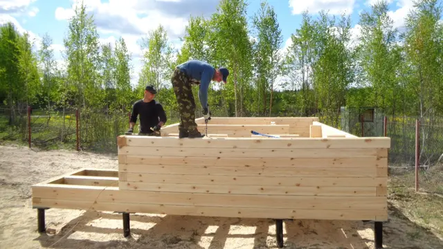 Строительство бани из профилированного бруса в Ногинском районе д. Карабаново, фото 11 из 25