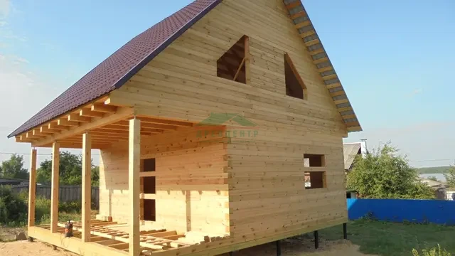 Строительство дома из бруса по проекту ДБ109 в Костроме, фото 23 из 24
