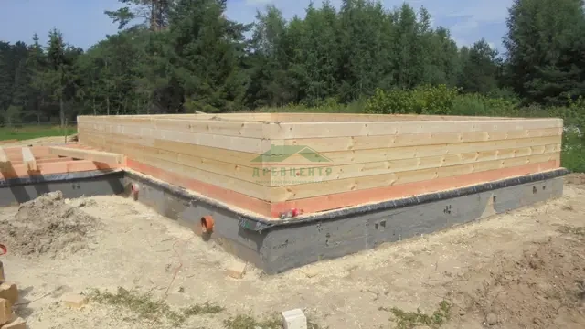 Строительство дома из бруса по проекту ДБ134 в Тверской области, д. Боровое, фото 10 из 22