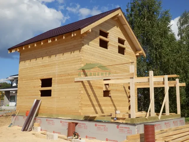 Строительство дома из бруса камерной сушки в КП " Лесной пейзаж", Новая Москва, фото 13 из 18
