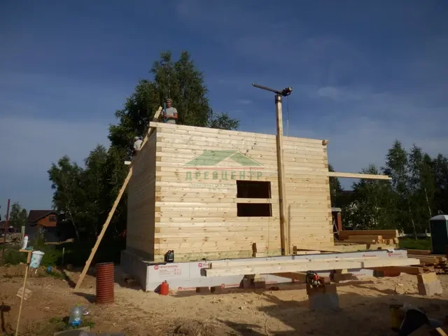 Строительство дома из бруса камерной сушки в КП " Лесной пейзаж", Новая Москва, фото 10 из 18