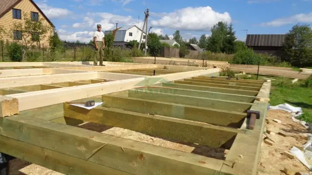 Строительство дома из бруса по проекту ДБ17 в Наро Фоминском районе д. Порядино, фото 9 из 37