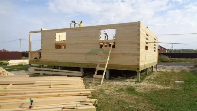 Строительство дома из бруса 8х9 в Ступинском районе д. Кубасово, фото 19 из 37