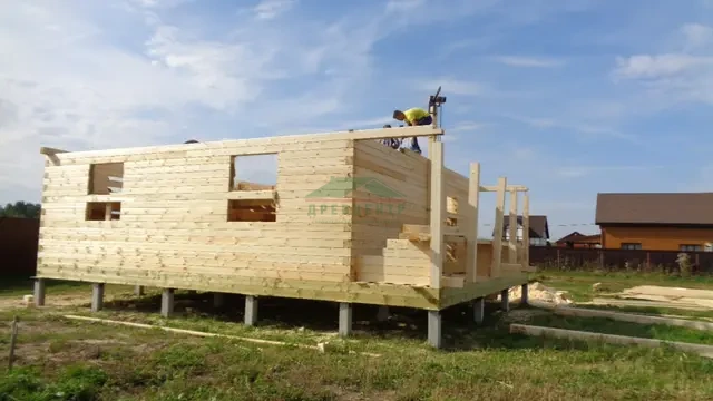 Строительство дома из бруса 8х9 в Ступинском районе д. Кубасово, фото 23 из 37