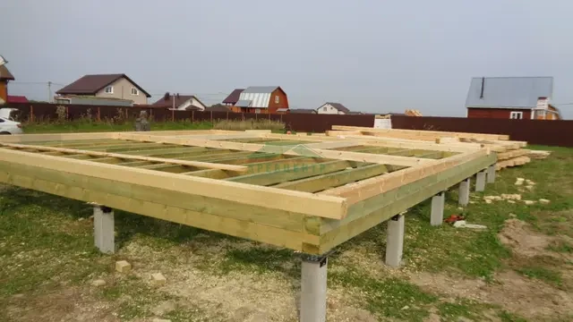 Строительство дома из бруса 8х9 в Ступинском районе д. Кубасово, фото 9 из 37