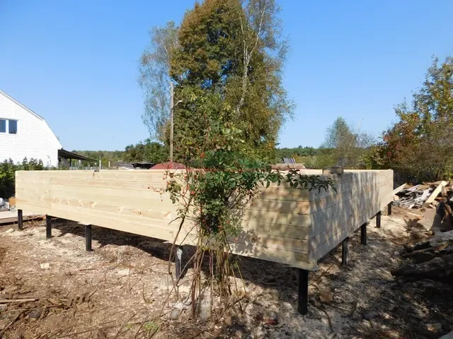 Строительство  дома из бруса по проекту ДБ 63 в Тульской области д. Бобровка, фото 7 из 17