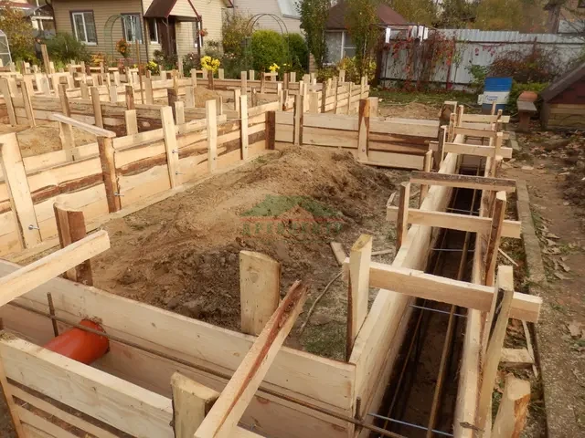 Строительство ленточного фундамента в д. Часцы Одинцовский район, фото 7 из 11