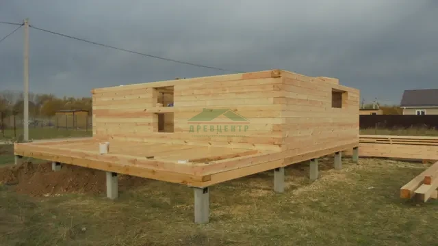 Строительство дома из бруса 6х7 в Тульской области д. Пахомово, фото 7 из 22