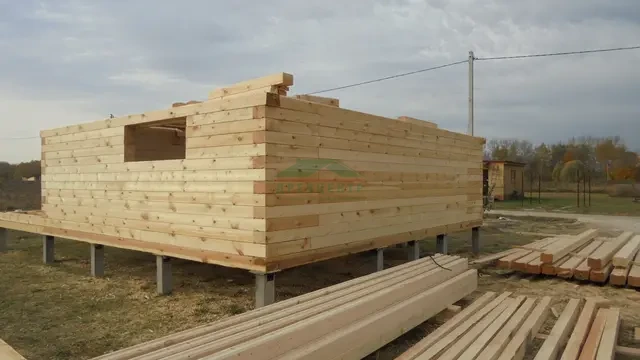 Строительство дома из бруса 6х7 в Тульской области д. Пахомово, фото 10 из 22
