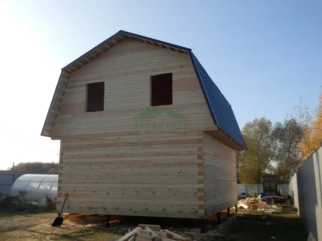 Строительство дома из бруса 6х8 в Раменском районе с. Михеево, фото 12 из 14