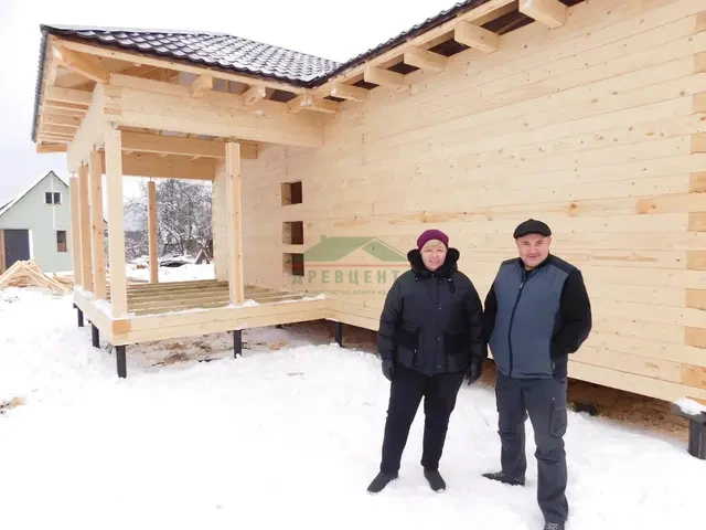 Строительство одноэтажного дома из бруса 8х10 в Чеховском районе д. Высоково., фото 28 из 28