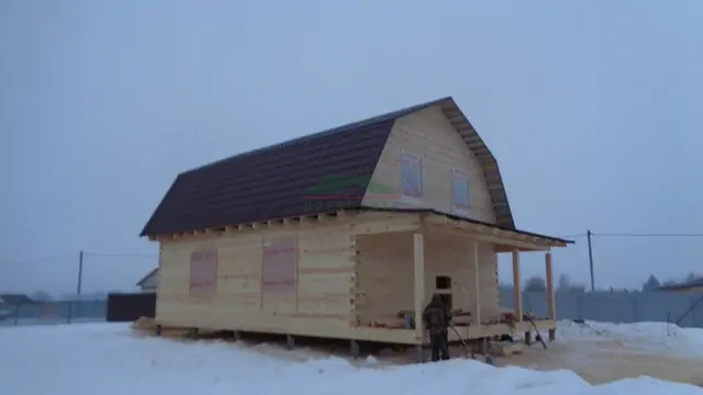 Строительство дома из бруса 9х12 в Сергиевом Посаде, фото 8 из 8