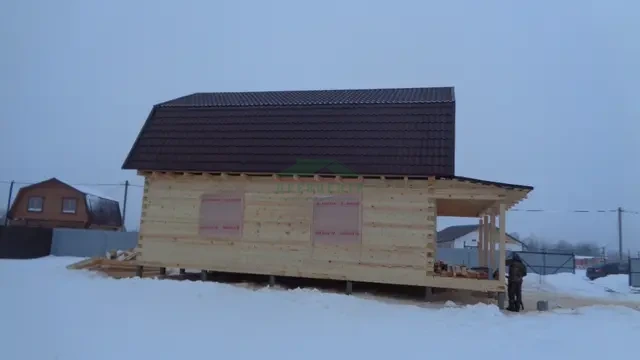 Строительство дома из бруса 9х12 в Сергиевом Посаде, фото 7 из 8