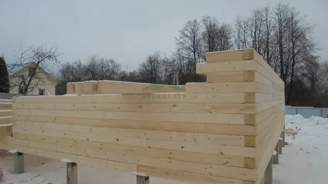 Строительство дома из бруса в П. Ивановское г. Москва, фото 8 из 30