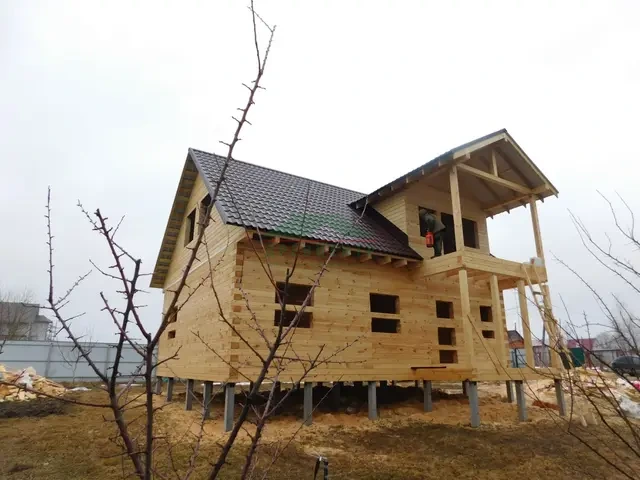 Строительство дома из бруса по проекту ДБ 96 в Заокском районе д. Никоновка, фото 30 из 30