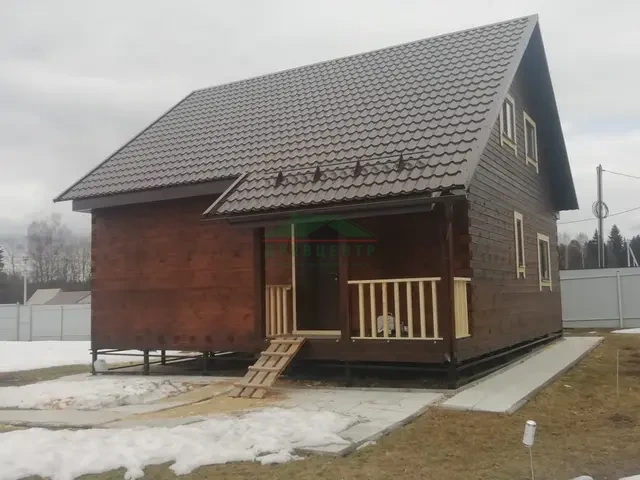 Отделка дома по проекту ДБ32 в Клинском районе, фото 23 из 24