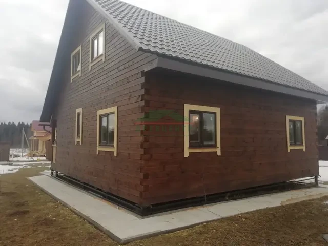 Отделка дома по проекту ДБ32 в Клинском районе, фото 22 из 24