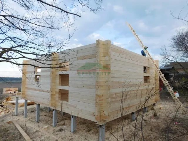 Строительство дома из бруса в Калужской области д. Воровая, фото 12 из 23