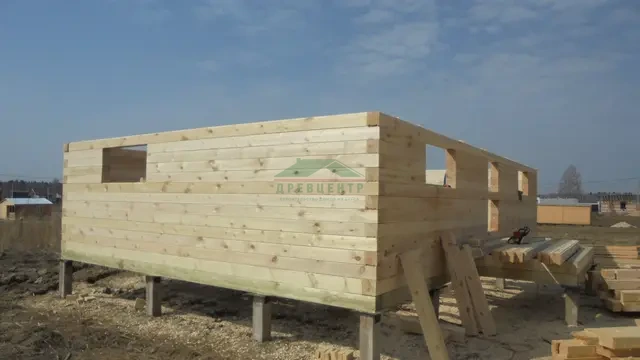 Строительство дома из бруса в Калужской области д. Орехово, фото 8 из 21